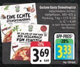 Steinofenpizza Angebote von Gustavo Gusto bei EDEKA Bayreuth für 3,33 €