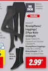 Strumpfhose/Leggings/2 Paar Kniestrümpfe Angebote von esmara bei Lidl Mettmann für 2,99 €