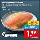 Norwegisches Lachsfilet im Angebot bei Netto Marken-Discount in Leinfelden-Echterdingen Norwegisches Lachsfilet Angebote bei Netto Marken-Discount Leinfelden-Echterdingen für 1,49 €