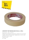 Promo Adhésif de masquage 25mm x 50m à 1,51 € dans le catalogue Tout Faire à Bréchaumont