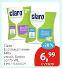 Spülmaschienen-Tabs von Claro im aktuellen budni Prospekt