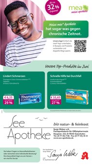 Aktueller mea - meine apotheke Prospekt "Unsere Juni-Angebote" Seite 1 von 4 Seiten für Allensbach