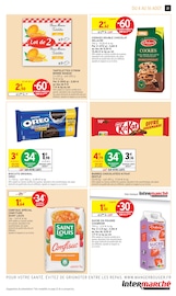 Promos Oreo dans le catalogue "-60% DE REMISE IMMÉDIATE SUR LE 2ÈME" de Intermarché Super à la page 21 Promos Oreo dans le catalogue "-60% DE REMISE IMMÉDIATE SUR LE 2ÈME" de Intermarché Super à la page 21