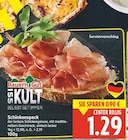 Schinkenspeck von Bauern Gut für 1,29 € bei E center im Angebot Schinkenspeck von Bauern Gut im aktuellen E center Prospekt