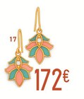 boucles laque et diamant 0,01 ct à 172,00 € dans le catalogue E.Leclerc