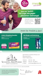 mea - meine apotheke Apotheken Prospekt der aktuellen Woche mit 4 Seiten, gültig von 01.04.2026 bis 30.04.2026, in Holzmühle und Umgebung Aktueller mea - meine apotheke Apotheken Prospekt in Holzmühle und Umgebung, "Unsere April-Angebote" mit 4 Seiten, 01.04.2026 - 30.04.2026