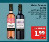 Wein-Genuss Wein im Angebot bei Marktkauf in Erlangen Wein-Genuss Wein Angebote von Baden bei Marktkauf Erlangen für 1,99 €