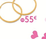 Créoles, or jaune 0,48 g - E.Leclerc à Saint-Nazaire Créoles, or jaune 0,48 g en promo chez E.Leclerc Saint-Nazaire à 55,00 €
