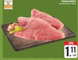 Aktuelle Schweinefleisch Angebote bei E center in Jena Aktuelles Schweineschnitzel Angebot bei E center in Jena ab 1,11 €