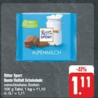 Bunte Vielfalt Schokolade bei nah und gut im Dinkelsbühl Prospekt für 1,11 €