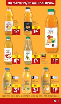 Promo Jus d'ananas dans le catalogue Aldi du moment à la page 17