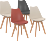Lot de 4 chaises - Nordia en promo chez Bazarland Épinal à 79,00 €