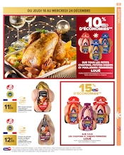 Promos Dinde Fermière dans le catalogue "UN Noël POUR TOUS LES GOÛTS" de Carrefour à la page 35