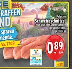 Frische Schweineschnitzel Angebote bei EDEKA Paderborn für 0,89 €