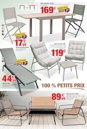 Chaise Pliante en promo dans le catalogue Bazarland à la page 2