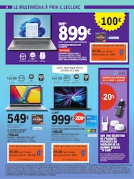 Prix et réduction Adaptateur Usb dans le prospectus E.Leclerc en cours Offre Adaptateur Usb dans le catalogue E.Leclerc du moment à la page 6