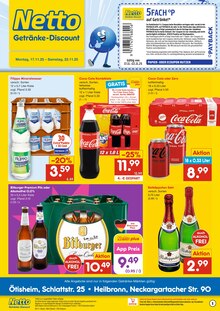 Aktueller Netto Marken-Discount Heilbronn Prospekt Netto Marken-Discount Heilbronn Prospekt "DER ORT, AN DEM DU IMMER AUSGEZEICHNETE PREISE FINDEST." mit 2 Seiten