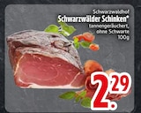 Schwarzwälder Schinken im EDEKA Prospekt Schwarzwälder Schinken von Schwarzwaldhof im aktuellen EDEKA Prospekt für 2,29 €