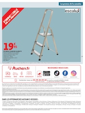 Promos Echelle dans le catalogue "LA FÊTE DE MAMAN" de Auchan Hypermarché Echelle en promo dans le catalogue Auchan Hypermarché à la page 47