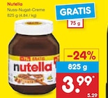 Aktuelle Nutella Angebote bei Netto Marken-Discount in Schweinfurt Aktuelles Nuss-Nugat-Creme Angebot bei Netto Marken-Discount in Schweinfurt ab 3,99 €