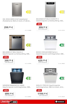 Geschirrspüler im MediaMarkt Saturn Prospekt "LET'S GO! DEALS Kostenlos geliefert!" mit 19 Seiten (Oberhausen)