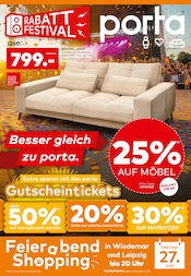 Aktueller porta Möbel Möbel & Einrichtung Prospekt in Greppin und Umgebung, "Besser gleich zu porta." mit 18 Seiten, 15.06.2025 - 28.06.2025