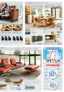 Sitzmöbel im Ostermann Prospekt "Vorteilstage bei Ostermann" mit 16 Seiten (Recklinghausen)