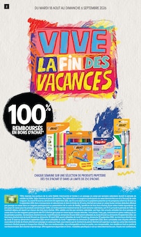 Catalogue Intermarché Contact de la semaine "VIVE LA FIN DES VACANCES" avec 2 pages, valide du 18/08/2026 au 30/08/2026 pour Naucelle et alentours Prospectus Intermarché Contact de la semaine "VIVE LA FIN DES VACANCES" avec 2 pages, valide du 18/08/2026 au 30/08/2026 pour Naucelle et alentours
