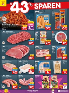 Wurst im aktuellen Netto Marken-Discount Prospekt (Karlsruhe) Wurst im Netto Marken-Discount Prospekt "Aktuelle Angebote" mit 45 Seiten (Karlsruhe)