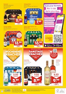 Mineralwasser im Netto Marken-Discount Prospekt "DER ORT, AN DEM DU IMMER AUSGEZEICHNETE PREISE FINDEST." mit 2 Seiten (Mannheim)