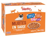 Mijotés en sauce pour chat adulte - Netto en promo chez Netto Mijotés en sauce pour chat adulte - Netto dans le catalogue Netto