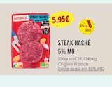 Steak haché 5% MG - NATURALIA dans le catalogue Naturalia