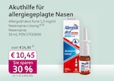 Aktuelle Nasenspray Angebote bei mea - meine apotheke in Leipzig Aktuelles Allergodil akut forte Angebot bei mea - meine apotheke in Leipzig ab 10,45 €
