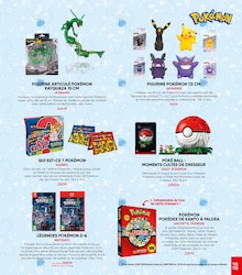 Prix et réduction Cartes Pokémon dans le prospectus Fnac en cours Offre Cartes Pokémon dans le catalogue Fnac du moment à la page 113