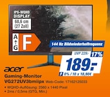 Gaming-Monitor VG272UV3bmiipx im Angebot bei expert in Fürth Gaming-Monitor VG272UV3bmiipx Angebote von acer bei expert Fürth für 189,00 €