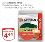 Tassimo T-Disc Café au Lait Angebote von Jacobs bei GLOBUS Rostock für 4,44 €