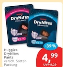 DryNites Pants von Huggies für 4,99 € bei budni im Angebot DryNites Pants von Huggies im aktuellen budni Prospekt