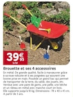 LaMaison.fr Loué - Promo Brouette et ses 4 accessoires Promo Brouette et ses 4 accessoires à 39,95 € dans le catalogue LaMaison.fr à Loué