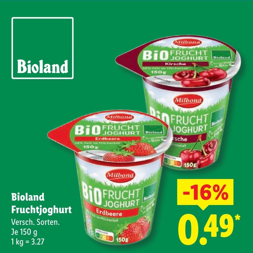 Bio Fruchtjoghurt Kirsche