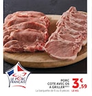 Promo Porc Côte avec Os à Griller à 3,59 € dans le catalogue U Express à Lencloître