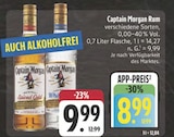 Rum im Angebot bei E center in Würzburg Rum Angebote von Captain Morgan bei E center Würzburg für 8,99 €