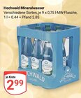 Mineralwasser von Hochwald für 2,99 € bei GLOBUS im Angebot Mineralwasser von Hochwald im aktuellen GLOBUS Prospekt