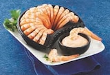 Couronne de queues de crevettes décortiquées cuites en promo chez U Express Roubaix à 3,95 €