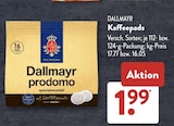 Kaffeepads im Angebot bei ALDI SÜD in Grevenbroich Kaffeepads Angebote von Dallmayr bei ALDI SÜD Grevenbroich für 1,99 €