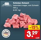 Aktuelles Schinken-Gulasch Angebot bei Netto Marken-Discount in Münster ab 3,29 €