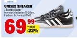 UNISEX SNEAKER "Samba Super" Angebote von adidas bei Marktkauf Freiburg für 69,99 €