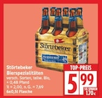 Bierspezialitäten von Störtebeker für 5,99 € bei EDEKA im Angebot Bierspezialitäten von Störtebeker im aktuellen EDEKA Prospekt