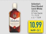 Finest Blended Scotch Whisky Angebote von Ballantine's bei diska Coburg für 10,99 €