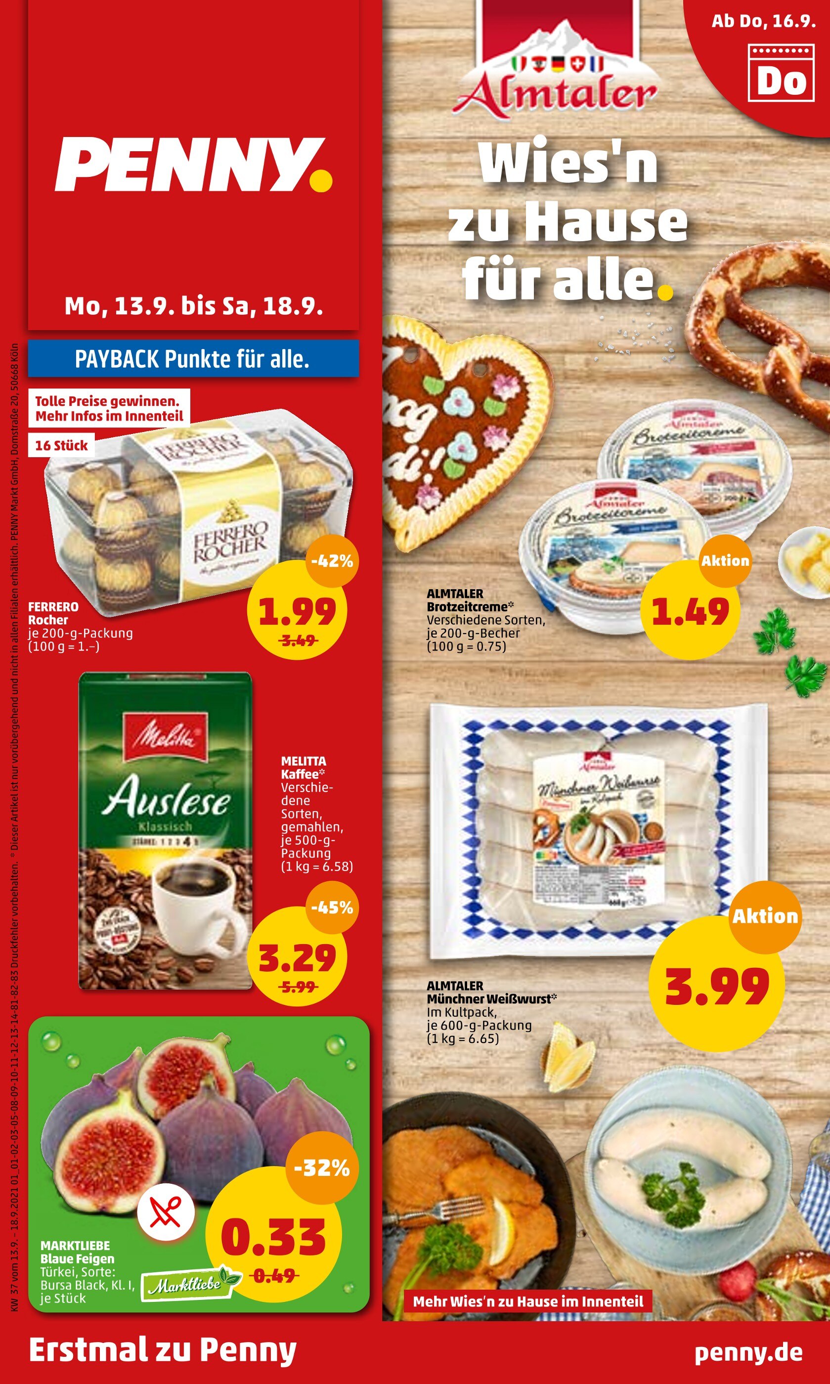 Penny-Markt Prospekt für Bremerhaven mit 42 Seiten Penny-Markt Prospekt für Bremerhaven: "Erstmal zu Penny", 42 Seiten, 13.09.2021 - 18.09.2021