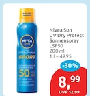UV Dry Protect Sonnenspray von Nivea Sun für 8,99 € bei budni im Angebot UV Dry Protect Sonnenspray von Nivea Sun im aktuellen budni Prospekt